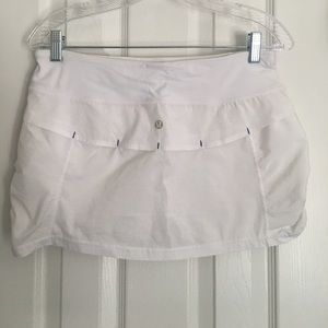 Lululemon tennis skort no ruffles